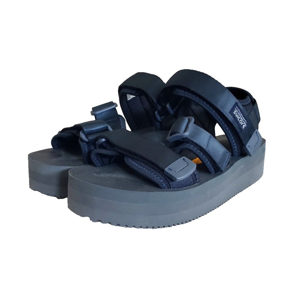 SUICOKE Vibram Platform Sandals Navy Blue Women’s Size 8 Men’s Size 6